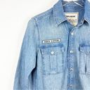 Zadig & Voltaire NWT  This Denim Patch Button Down Top S Blue Photo 3