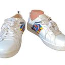 Jack Rogers  Ainley Chevron Beaded White Leather Lace-Up Sneakers Womens Size 9.5 Photo 0