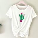 Kate Spade NWT  NY Hug Me Cactus Tee in Size S Photo 1