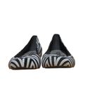 Melissa  + Gareth Pugh Womens Ballet Flats Shoes Black White Slip On Geometric 10 Photo 2