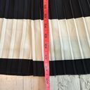 J.Crew  Factory Store White Navy Pleated A Line Casual Skirt Size 0 Photo 4