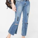 One Teaspoon NWT  Vintage Indigo Marines Low Rise Flare Denim- Size 28 Photo 1