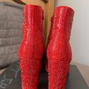 Betsey Johnson Betsy Johnson Red Boots Photo 3