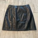 Love Riche Zip Up Leather Skirt Photo 3