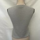 Karen Kane  Lifestyle Cashmere Blend Womens Sweater Size L Sleeveless Metallic Photo 5