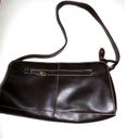 Liz Claiborne Vintage  small brown shoulder bag zip top front zipper inside zip Photo 0