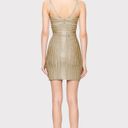 Herve Leger Paris Lurex Eyelash Sweetheart Dress Size Medium NWT Style No. 46OPC8466821-713 Photo 2