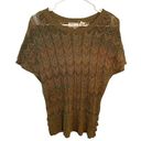 Allison Brittney  Short Dolman Sleeve Sweater Green Photo 0