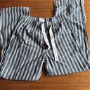 Old Navy Pin Stipe Wide Leg Linen Pants Photo 0