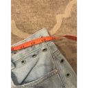 ZARA  light wash distressed cut off denim shorts size 4 zipper detail Photo 6