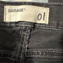 Garage  women's size 1 raw hem skinny faded black jeans Photo 2