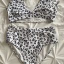 SheIn Cheetah Print High Waisted Bikini Photo 0