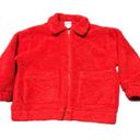 I am gia I.AM.GIA Pixie Teddy Coat in Red Women's Jacket Size Medium Photo 2