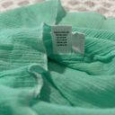 Tori Richard Honolulu Resort Wear Cover Up Lightweight Cotton Wide Leg Pants Green Size L Photo 9