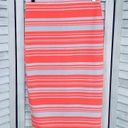 Brat Star  Neon Striped Pencil Skirt Small White Pink Photo 1