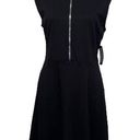 New York And Company  Women's Fit and Flare Dress in Black, Size L NEW Photo 0