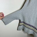 easel  Poncho Sweater S/M Gray Boho Knit Pullover Winter Crewneck Oversized Shrug Photo 1