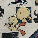 Looney Tunes Vintage  Tapestry Vest 1996 Cartoon Tweety‎ Bird Daffy Duck Retro Photo 8