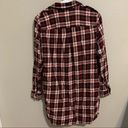 ZARA  Premium Denim Collection plaid long sleeve shirt dress women’s size medium Photo 5