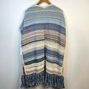 Liverpool Sleeveless Striped Ruana Cardigan Long sweater M L new Photo 8