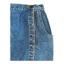 American Vintage Vintage 90’s Stonebridge long faux wrap blue denim skirt side pockets size 4 P Photo 3