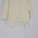 Lululemon NEW  Pleat On Long Sleeve Top Crewneck Cream Women's 6 Photo 4