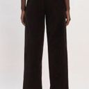 Everlane NWT  Black Relaxed High Rise Full Length Wide-Leg Corduroy Pants Size 12 Photo 5