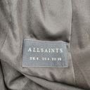 All Saints Aleida Jersey Blazer Black Size 4 Open Front 3/4 Sleeves Photo 8