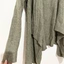 Lou & grey  open front knit green cardigan sweater waterfall alpaca wool blend Photo 1