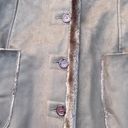 Jones New York Vintage  Brown Maxi Fur Trench Coat Photo 3