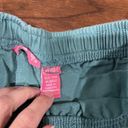 Woman Within  Shorts 14 W Elastic Waist Teal Pocket Mom Shorts Photo 5