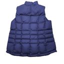 L.L.Bean  Down Downtek Pertex Puffer Vest Women's Medium Blue Full Zip Outdoor Photo 1