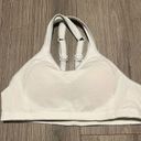 Moving Comfort  Padded Sports Bra Strappy Back White Size Small 32AB-34A Photo 1