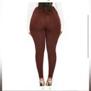 Naked Wardrobe  leggings chocolate brown size small Photo 2