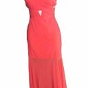 BCBGMAXAZRIA Coral Pink Orange Formal Party Maxi Dress Gown Womens XS - Small 0 Photo 2