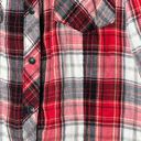 fab'rik  Red Black White Plaid shirt Large Photo 3