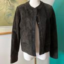 Anne Klein Vintage  for Saks Hunter‎ Green Suede Jacket Photo 0