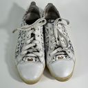 Dolce & Gabbana Butterfly Purple D&G Logo White Leather Low Top Sneakers 35.5 Photo 1