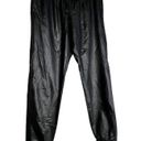 Commando  vegan leather jogger pants size medium Photo 1