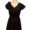 Doe & Rae  asymmetrical ruffle dress Photo 0