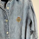 Ralph Lauren Vintage Lauren  chambray crest logo embroidered button down Photo 2