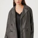 Forever 21 Faux Leather Double-Breasted Jacket Photo 0