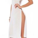 l*space New. L* white fringe lace up cover up. Small. Retails$99 Photo 3
