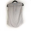 Vince  Silk Sleeveless Blouse Tank Top Shell Gray Light Purple Size Small Photo 4