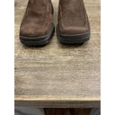 ECCO Women's Brown Suede Slip On Loafers Square Toe Crepe Bottoms Comfort Size 5 Photo 3