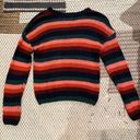 Full Tilt Acrylic Knit Striped Sweater Photo 1