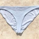 Topshop Pastel Blue Ribbed  Bikini Bottoms Photo 1