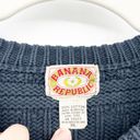 Banana Republic  Womens 100% Cotton Chunky Cable Knit Crewneck Sweater Size XL Photo 1