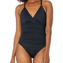 La Blanca New.  ruched tummy control swimsuit. Retails $135 size10 Photo 10