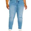 Juicy Couture  Women’s High Rise Lace Up Distressed Jeans Size 18 NWT Photo 0